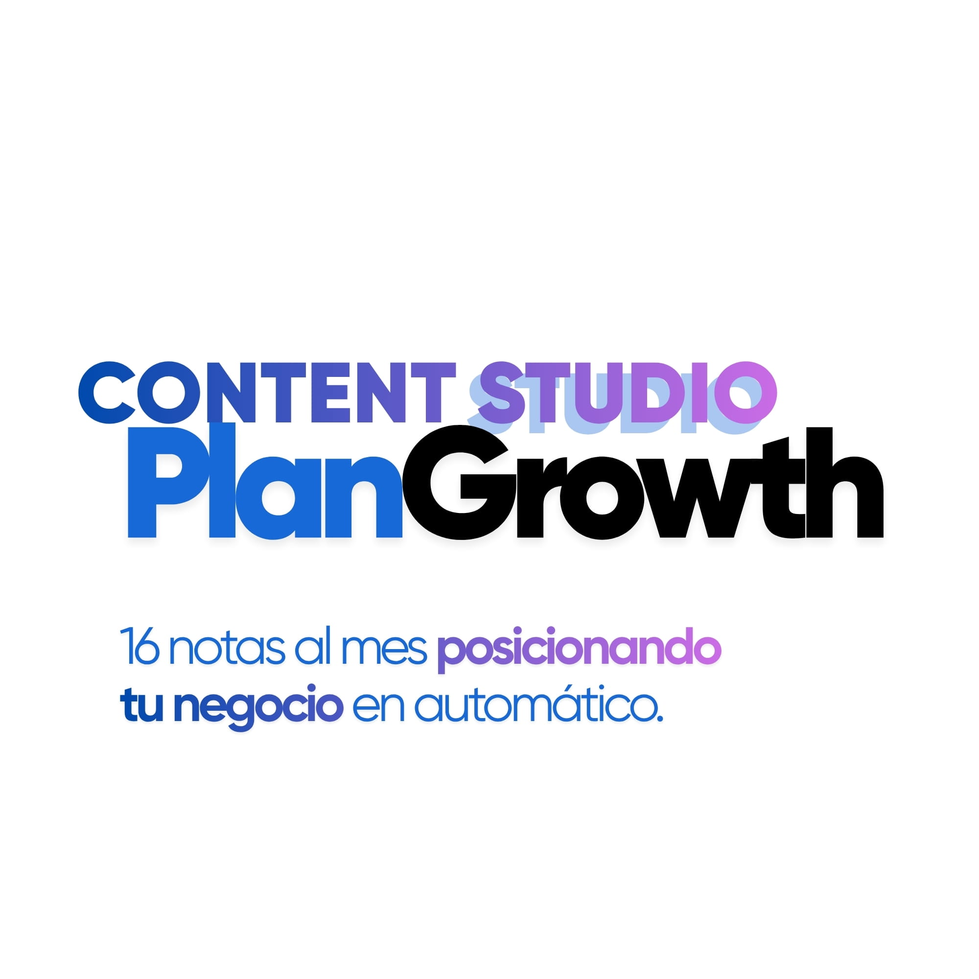 Content Studio Plan Growth
